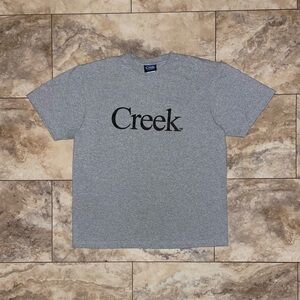 Creek Angler’s Device Logo SS T-Shirt Grey - Japanese Brand - Size Large